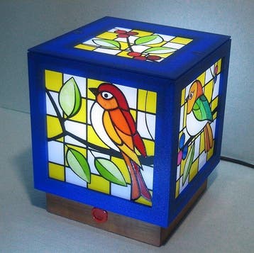 Sergio Milani - Tafellamp - Cubic 2026-07 - kersenboom,