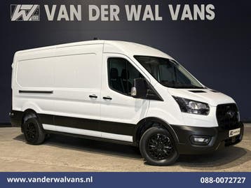 Ford Transit L3 H2 | Lease vanaf 356,- p/mnd, Auto's, Gebruikt, Euro 6, Wit, Dealer onderhouden