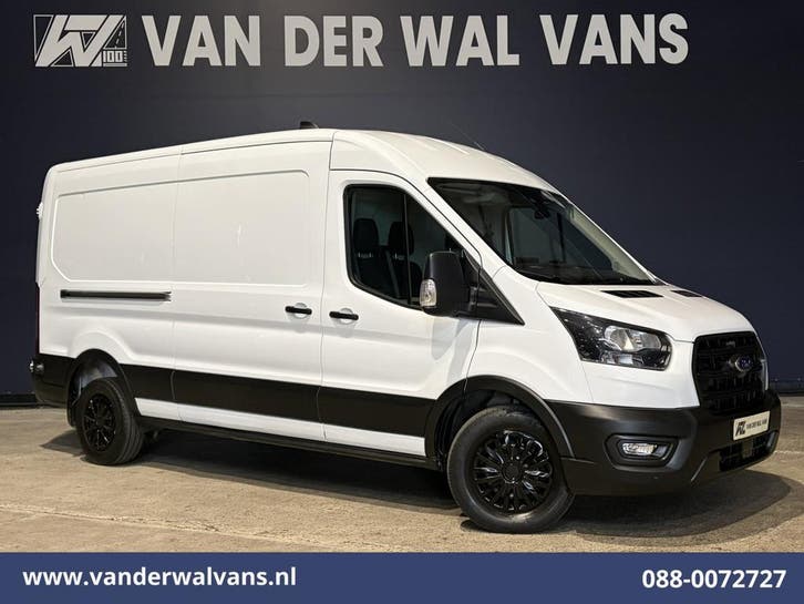 Ford Transit L3 H2 | Lease vanaf 356,- p/mnd, Auto's, Gebruikt, Euro 6, Wit, Dealer onderhouden