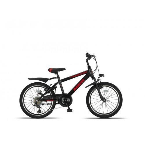 Altec Dakota 22 inch Jongensfiets 7 Versnellingen Zwart Rood, Fietsen en Brommers, Fietsen | Jongens, 22 inch, Nieuw