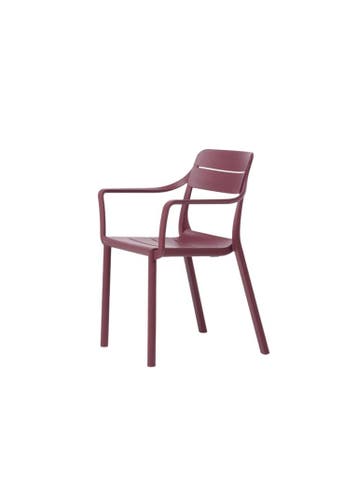Nardi CASSIA armstoel borgogna - Diningstoel 55,5x59x81 cm, Nieuw