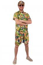 Tropische Korte Broek Hawaii Toekans Oranje, Ophalen of Verzenden, Nieuw