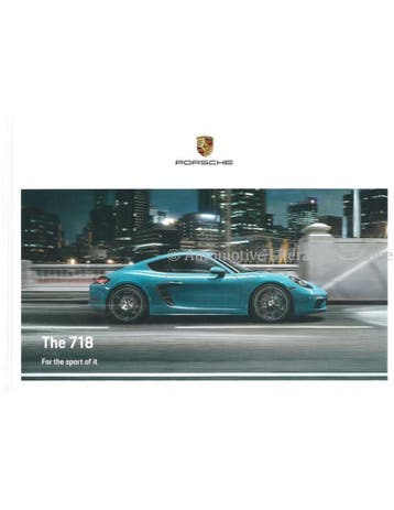 2020 PORSCHE 718 BOXSTER | 718 CAYMAN HARDCOVER BROCHURE, Boeken, Nieuw, Porsche, Author