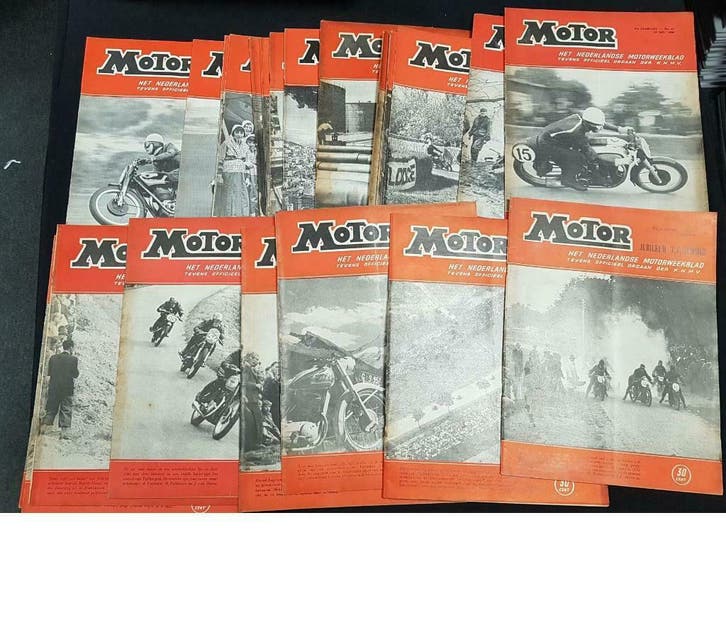 Het Nederlands Motorweekblad 'MOTOR' jaargang 1950, Boeken, Motoren, Algemeen, Gelezen, Verzenden