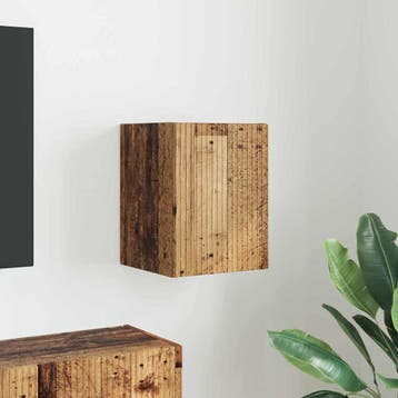 vidaXL TV Wandkast 30 x 31 x 40 cm Oud Hout Bewerkt hout, Minder dan 50 cm, Verzenden, Nieuw, Minder dan 100 cm