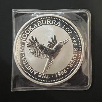 Australië. Elizabeth II. 1 Dollar 1996, Kookaburra, 1 Oz