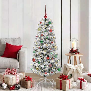 vidaXL Kunstmatige Inklapbare Kerstboom 150 LEDs Groen en, Verzenden, Nieuw