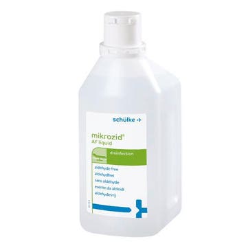 Mikrozid AF-vloeistof oppervlakte reiniging 1 liter fles, Verzenden, Nieuw