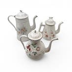 Koffiepot (3) - Emaille, Staal - Emaille koffiepot