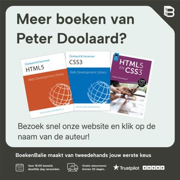 Handboek HTML5 en CSS / Handboek - Peter Doolaard, Verzenden, Gelezen, Peter Doolaard