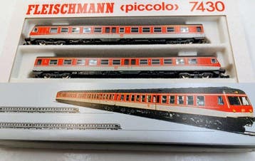 Fleischmann N - 7430 - Modeltrein motorwagen (1) - Set bevat, Nieuw
