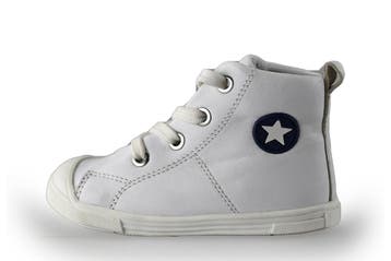 Jopper Hoge sneakers Jongens in maat 23 Wit, Verzenden, Schoenen, Zo goed als nieuw, Jongen of Meisje
