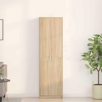 vidaXL Kledingkast Sonoma Eiken 55 x 25 x 189 cm Bewerkt, Verzenden, Nieuw