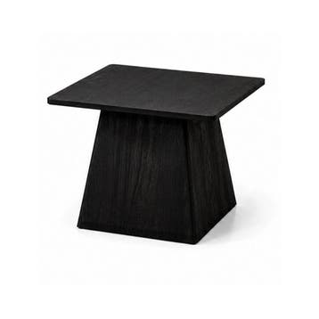 Salontafel Skagen 60x60x40cm Black mango, Huis en Inrichting, Tafels | Salontafels, Ophalen of Verzenden, Nieuw