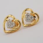 Zonder minimumprijs - Oorstekers - 14 karaat Geel goud -, Sieraden, Tassen en Uiterlijk, Antieke sieraden
