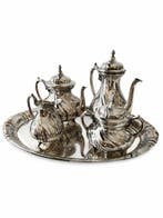 WMF / Geislingen - Koffie- en theeservies (5) - Verzilverd