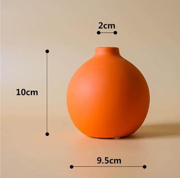 Scandinavische Keramische Vaas Minimalistisch Decoratie, Verzenden, Nieuw