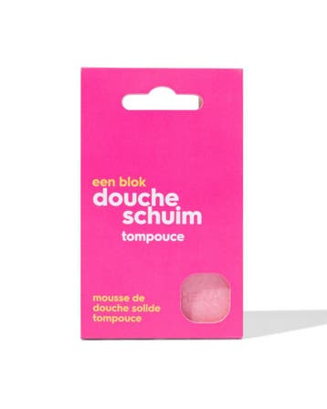 HEMA Blok doucheschuim tompouce 65g 1+1 gratis, Verzenden, Nieuw