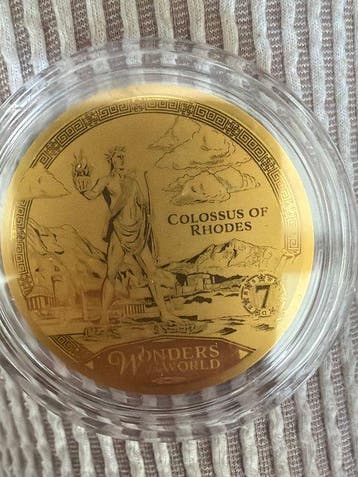 Salomonseilanden. 10 Dollars 2023 Colossus of Rhodes 1/100