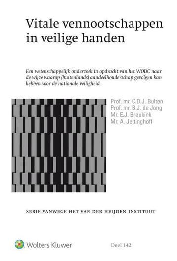 9789013144505 Vitale vennootschappen in veilige handen, Boeken, Verzenden, Zo goed als nieuw, C.D.J. Bulten