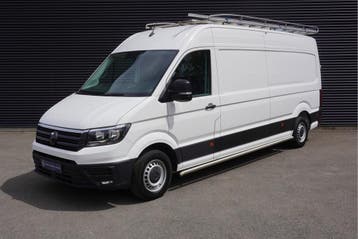 Volkswagen Crafter 140pk L4H3 360°Camera Trekhaak Apple Carp, Gebruikt, Euro 6, Volkswagen, Wit