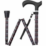 Wandelstok opvouwbaar - Geruit (Wandelstokken, Mobiliteit), Ophalen of Verzenden, Nieuw