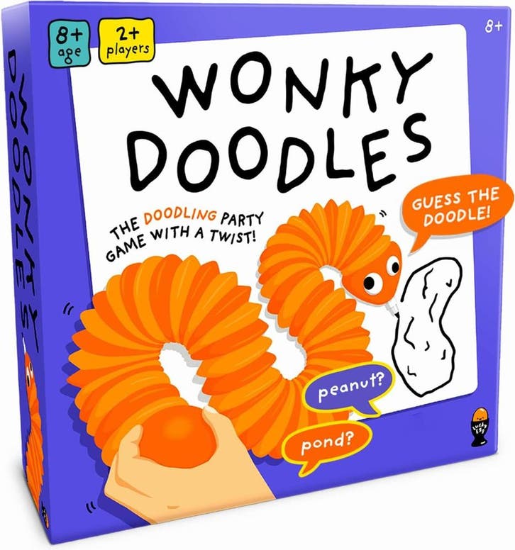 Wonky Doodles - Partyspel | Lucky Egg - Gezelschapsspellen, Hobby en Vrije tijd, Gezelschapsspellen | Bordspellen, Nieuw, Verzenden