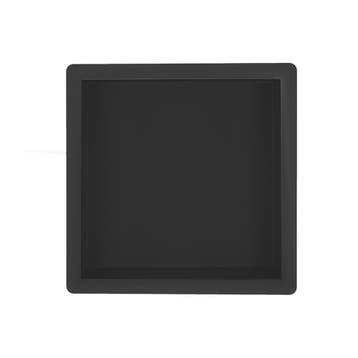 Wiesbaden Demis Inbouwnis - 30x30x7cm - Mat Zwart, Ophalen of Verzenden, Nieuw, Rvs