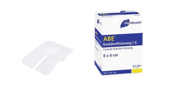 ABE infuuspleister 8 cm x 6 cm 1 stuks, Verzenden, Nieuw