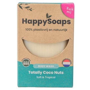 HappySoaps – Body Wash Bar Totally Coco Nuts – 100 gr, Verzenden, Nieuw
