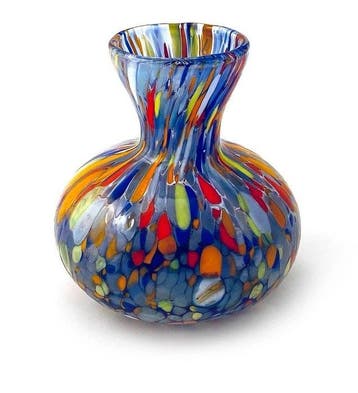 Mazzega - Eenbloemige vaas - Muranoglas - Schatten uit de