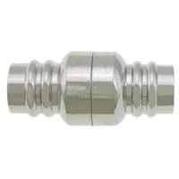 Messing magneet slotje 20 x 10 x 10mm Ø6mm platinum kleur, Ophalen of Verzenden, Nieuw, Draad