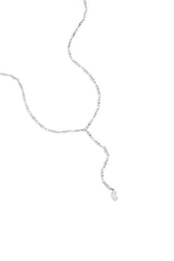 Goudlief Ketting met hangende rhinestone (Hangerkettingen), Sieraden, Tassen en Uiterlijk, Kettingen, Verzenden, Nieuw, Zilver