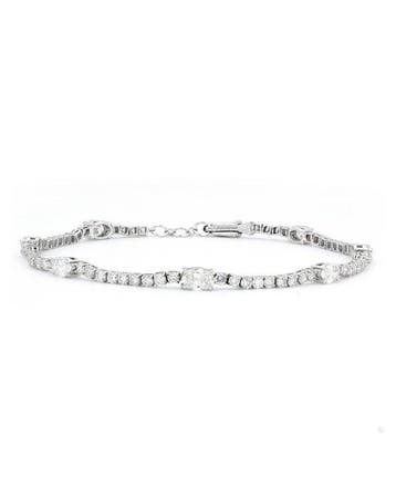 Tennis armband - 14 karaat Witgoud - 2.76ct. tw. Diamant