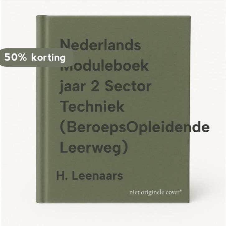 Nederlands Moduleboek jaar 2 Sector Techniek, Boeken, Schoolboeken, Gelezen, Verzenden