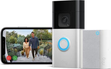 Ring Battery Video Doorbell Plus met Chime (2nd Gen), Ophalen of Verzenden, Zo goed als nieuw