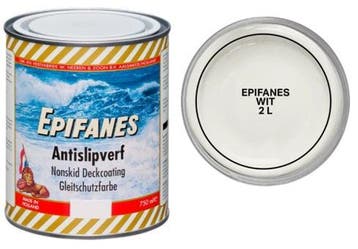Epifanes antislipverf wit 2L, Ophalen of Verzenden, Nieuw, Verven