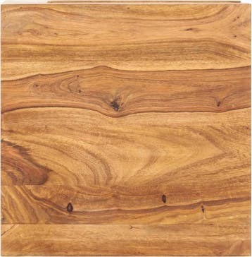 Salontafel - 45x45x40 - cm - massief - acaciahout - bruin, Verzenden, Nieuw