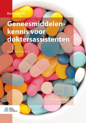 Geneesmiddelenkennis voor doktersassistenten / Basiswerk AG, Verzenden, Zo goed als nieuw, J. van Amerongen