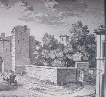 Giuseppe Vasi (1710-1782), afte - Porta S. Lorenzo ed
