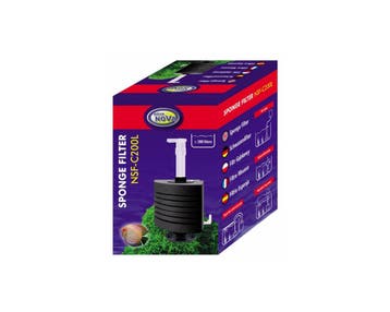 Aqua Nova hoek sponsfilter NSF-C200L, Dieren en Toebehoren, Vissen | Aquaria en Toebehoren, Ophalen of Verzenden, Nieuw