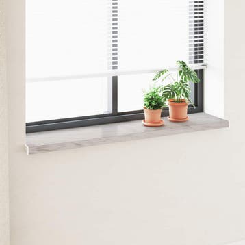 vidaXL Raamsokkel Marmer textuur 160 x 35 x 4,5 cm PVC, Verzenden, Nieuw