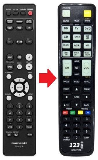 Alternatieve Marantz RC010CR afstandsbediening, Verzenden, Nieuw