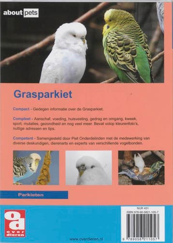 Grasparkieten / Over Dieren / 100 9789058211057, Verzenden, Zo goed als nieuw