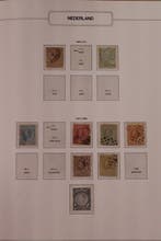 Nederland 1867/1998 - Collectie in 2 DAVO voordrukalbums + 1, Gestempeld