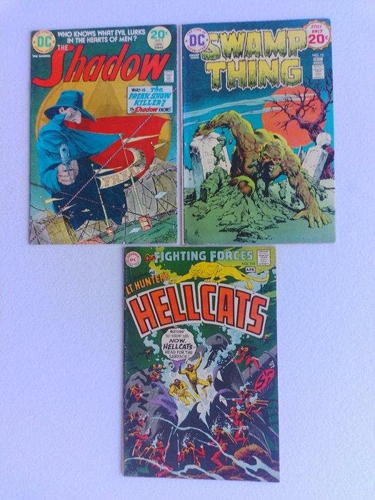 The Shadow #2 Swamp Thing #13 - Our Fighting Forces #118 - 3, Boeken, Strips | Comics