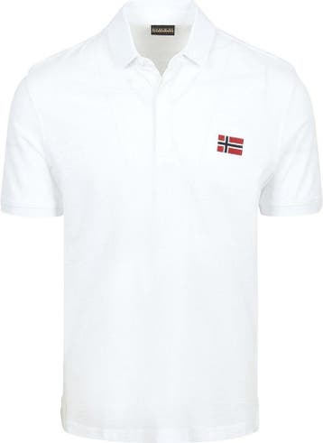 Napapijri Ebea Polo Wit maat XL Heren, Kleding | Heren, Polo's, Verzenden, Wit, Napapijri, Maat 56/58 (XL)