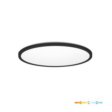 LED Plafondlamp NIVERA CIRCLE 12W Zwart - IP54 - 3CCT 300..., Ophalen of Verzenden, Nieuw