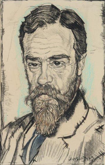 Jan Sluijters (1881-1957) - Portret man