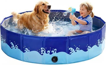 Hondenzwembad - 160x30cm - Dierenzwembad - Zwembad hond - Bl, Dieren en Toebehoren, Verzenden, Zo goed als nieuw
